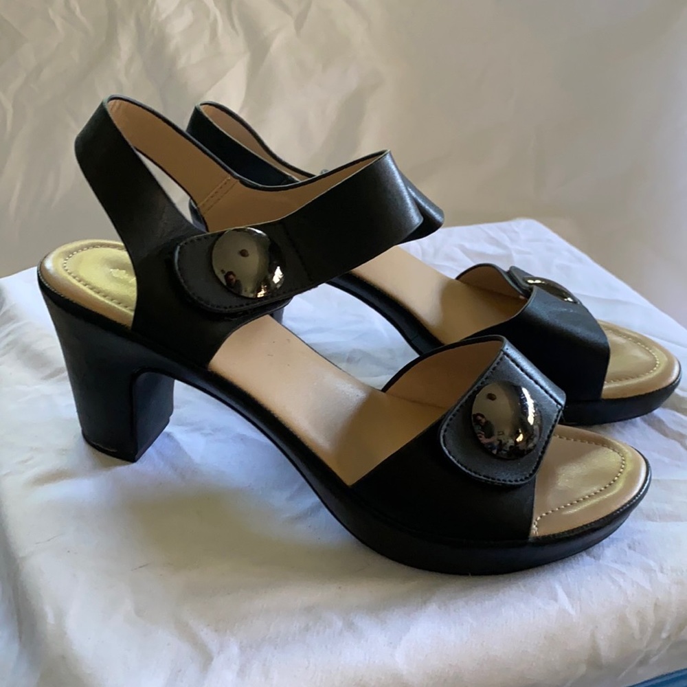 Patrizia Springstep Black Sandals
